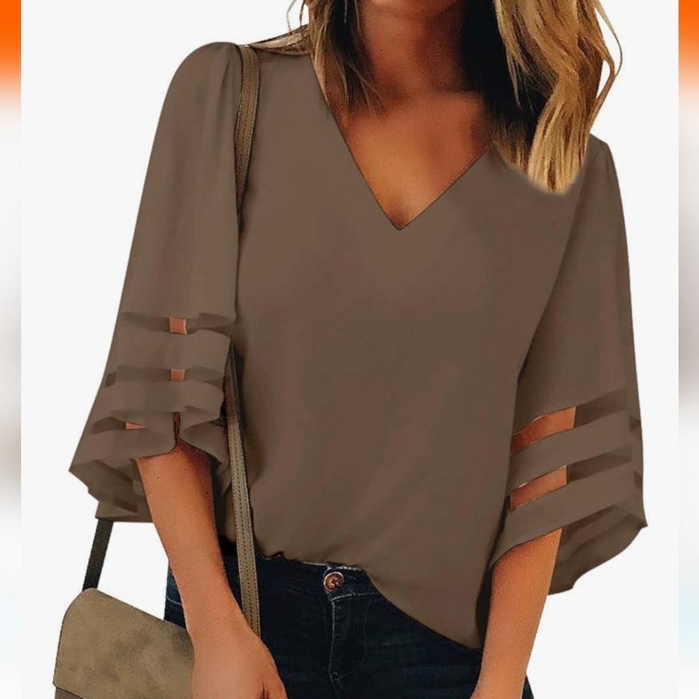Bell Sleeve Blouse XL
